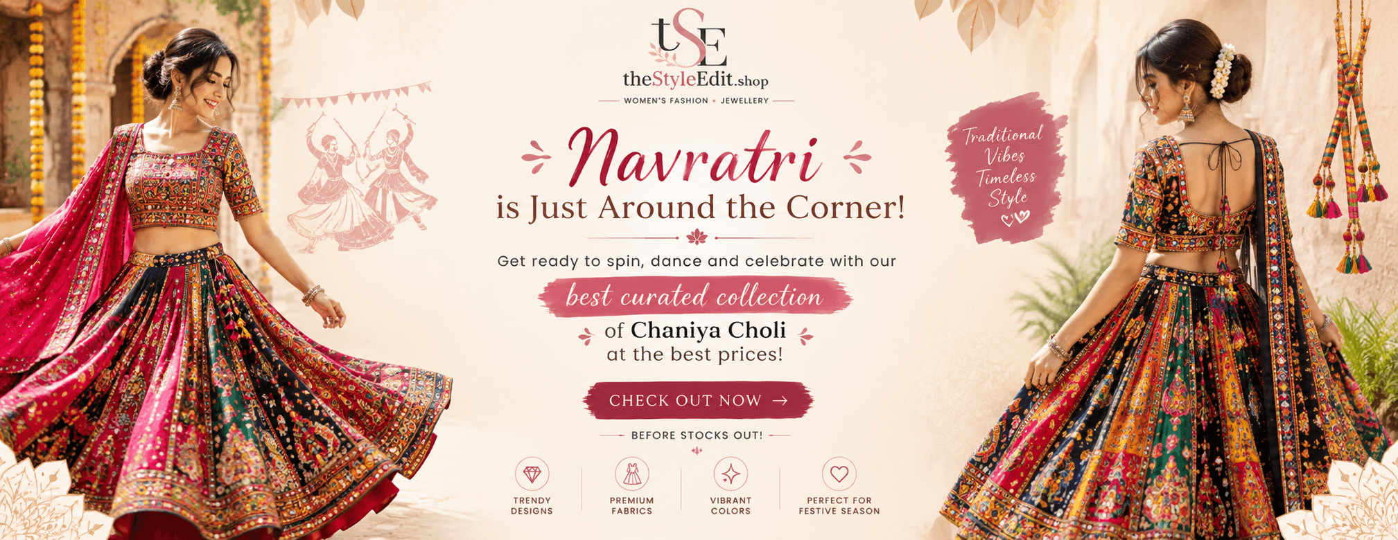 Navratri is just around the corner, our curated chaniya choli collection at the best prices.